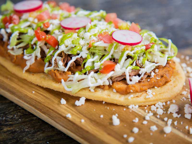 Huarache recipe a traditional Mexican dish