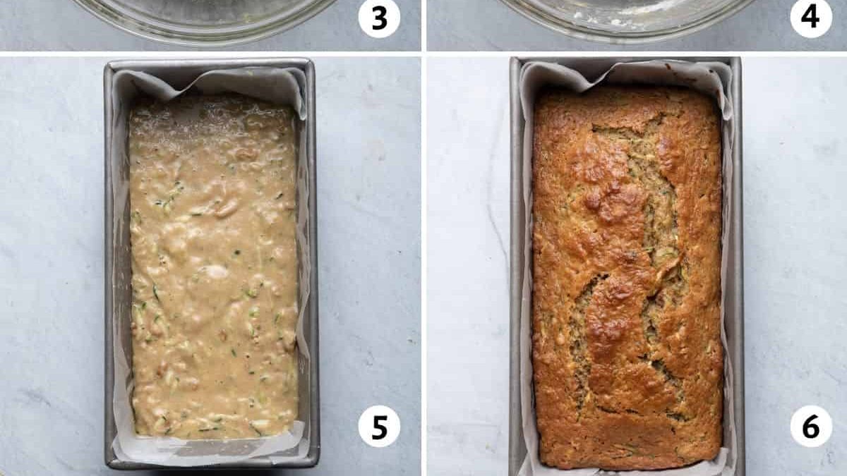 loaf pan for Zucchini Bread Recipe